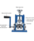 Dual Purpose Automatic Wire Stripper Machine For Copper Cable with metal rotary knob and manual electric joystick.