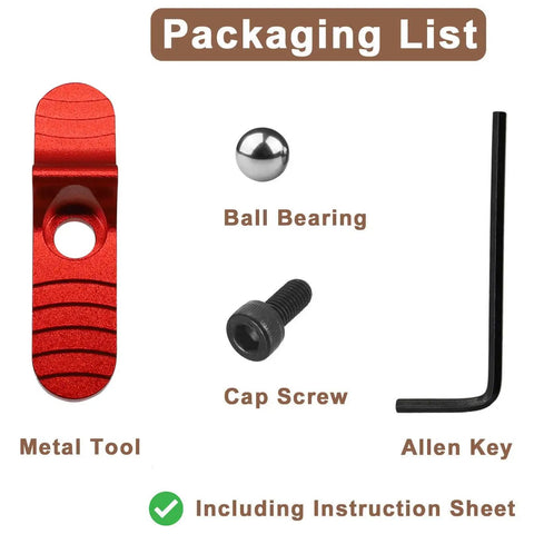Packaging of Enhanced Slide Safety Upgrade For Mossberg Shotguns 500 590 835 930 935 Shockwave with parts and tools