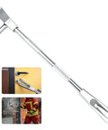 30 Inch Halligan Bar For Fire Rescue And Forcible Entry Beefy Forged Steel Tool With Precision Geometry Rapid Entry Breach Gear