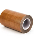 Heavy Duty Teflon Tape 6 Inch X 33 Feet PTFE Fiberglass Roll, shown in a roll format, ideal for drawer tracks and cabinet surfaces.