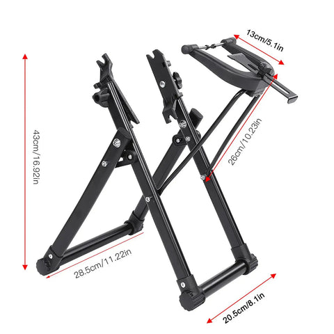Foldable Bicycle Wheel Truing Stand For 16 To 29 Inch Wheels Front And Rear Rim Truing Stand Diy Bike Repair Tool