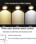 Premium Heavy Duty Copper Finish 5 Pack Recessed LED Downlights featuring warm to cool white color temperature display.