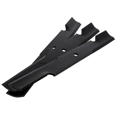 3 Pack 61 Inch Deck Mower Blades Replacement Set For 61 Inch Deck ZTR Mowers Direct Replacement For Models F210Z IS2100Z IS3200Z IS700Z And Other Compatible 61 Inch Deck Mower Systems