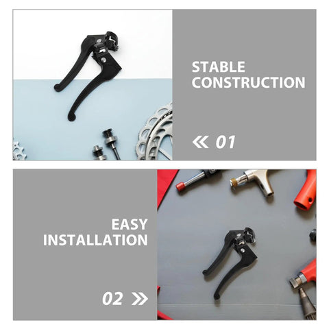 Universal Wheelchair Brake Lever Replacement Kit Heavy Duty Iron And Plastic Build Easy Install Hand Brakes For Wheelchairs Sturdy Secure Locking Parking Brakes Fits 2.2cm Opening 4 Pack, black lever set