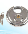 Heavy Duty Waterproof Stainless Steel Padlock For Backpacks Drawers And Luggage Rust Proof Keyed Security Lock with two keys.