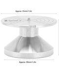 Stainless Steel Watch Movement Holder Base For Precision Modding And Repair, showing dimensions for watchmakers and hobbyists