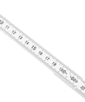Heavy Duty Folding Carpenter Ruler Pair Offering Two Meter Straight Shooting Layout Measurements Lightweight Compact Abs Measure Stick for Woodworkers Demanding Dead Accurate Results No Sweat, showing clear metric scale.
