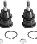 Front Suspension Kit For 1999-2006 Chevrolet Silverado 1500 With Pitman Arm And Lower Ball Joints Centerlink Thread 0.71 In 4 Groove Pitman Replaces 4.15 In Length For A Smoother Ride And Sharper Road Ready Handling. black lower ball joints with hardware