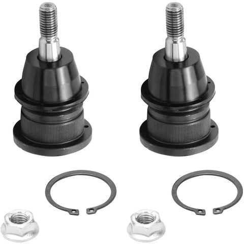 Front Suspension Kit For 1999-2006 Chevrolet Silverado 1500 With Pitman Arm And Lower Ball Joints Centerlink Thread 0.71 In 4 Groove Pitman Replaces 4.15 In Length For A Smoother Ride And Sharper Road Ready Handling. black lower ball joints with hardware
