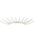 Diamond Grinding Bits With 5mm Head And 2.35mm Shank T Shape Engraving Burrs Rotary Set For Electric Nail Drill And Carving Machine