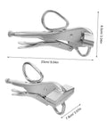 Adjustable Steel Vice Grip Plier For Automotive Sheet Metal Repair Pro Grade Heavy Duty Welding Clamp with dimensions