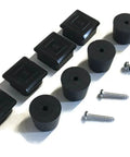 Jeep Spare Tire Carrier Plug And Bumper Kit For CJ7 CJ8 Willys Scrambler And Wrangler 1976-1986 with rubber bumpers and screws