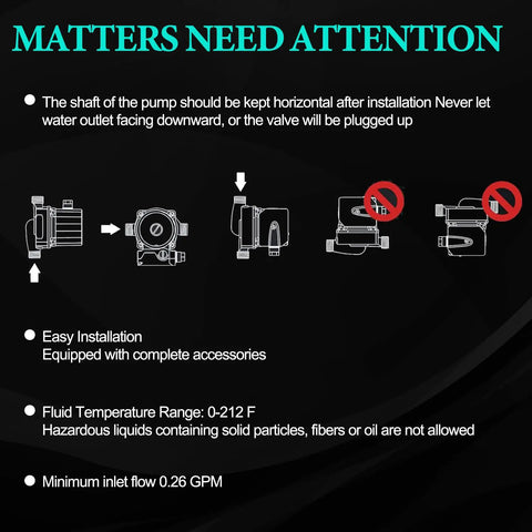 Instructions for installing Instant Hot Water Recirculating Pump For Home Use With 110V Three Speed Control and solid stainless build.
