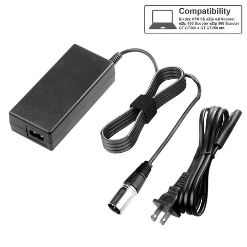 29V 2A Scooter Battery Charger For 24V Scooters And Power Chairs With XLR Connector 100 To 240V AC Input Fast 29V 2A Output Beats 24V 1A Chargers And Fits Wide Range Of Mobility Scooters
