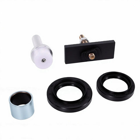 Solid Steel Cv Axle Bearing Puller Seal Kit Fits Years Two Zero Five Through Two Zero Eighteen With Eight Inch Clamshell For Removal Of Stubborn Bits Keeping Your Ride Safe During Routine Chores Work Done By You In Your Garage Avoiding Shop Bills, steel seal tools