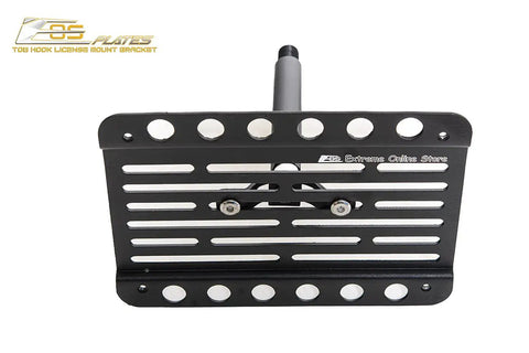 Nissan 370Z Front Bumper Tow Hook Plate Relocator Mount For 2009 2012 Non Nismo, EOS Plate Version 1, Aircraft Aluminum