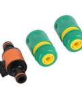 3 Pcs Heavy Duty Garden Hose Quick Connectors And Ball Valve Repair Kit With Brass Nipples For Fast Hose Fixing And Leak Proof Water Flow Control System, 8.5x4.1cm