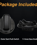 Package includes outer start push switch and inner base knob for Keyless Ignition Start Knob Replacement For Mitsubishi Lancer And Outlander.
