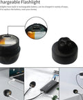 Two Pack Rechargeable LED Headlamps Waterproof Hands Free Flashlights With 3 Lighting Modes USB charging port details