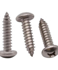 50 Pack Size 10 X 1 Inch Stainless Steel Self Tapping Screws With Phillips Pan Head For Wood And Sheet Metal Rustproof Fasteners