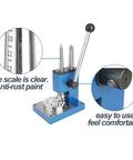 Professional Grade Ring Stretcher And 4 Point Spline Mandrel Tool, Zero Sweat Jewelry Sizing Kit, clear scale and anti-rust paint