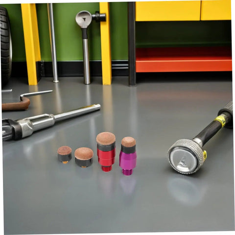 Portable Paintless Dent Repair Kit For Cars With Metal Tap Down Heads And Ergonomic Handle 4 Piece Auto Dent Removal Set For Hail Damage Door Dings And Body Fixes Grab Your Ride And Fix It Fast With Replaceable Hammer Tips, four interchangeable tips