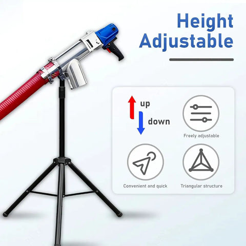 Powerful High Suction Portable Grain Auger Pump adjustable height with wear resistant hose and tripod stand for versatile use.