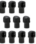 Heavy Duty Kickass Gas Strut End Fittings For 10Mm Ball Stud With Reinforced Metal C Clip Abs Plastic Replacement Hardware For Rv Camper Pickup Truck Garage Door Diy Projects Plus 10 Pack - black ABS fittings group