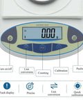 Pro Grade Digital Precision Balance 5000g By 0.01g Lab Scale with display and control buttons for jewelry and kitchen use
