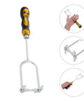 7 In 1 Faucet Wrench Multi Tool Set With Interchangeable Heads, Carbon Steel Plumbing Repair Tool handle and head details