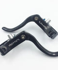 Ergonomic Aluminum Alloy Brake Lever Set For Road Bikes, 22.2mm And 23.8mm Clamp Sizes, Top Mount Design, Black