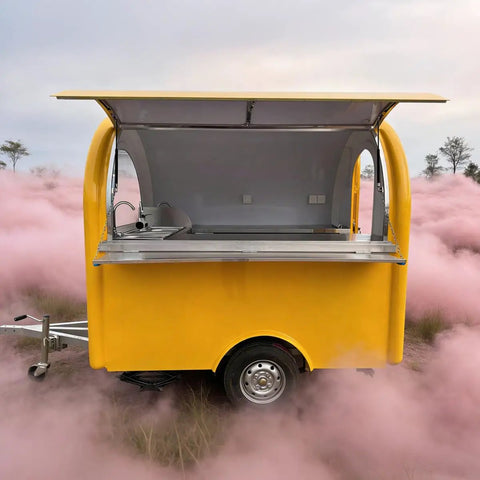 Kickstart Your Side Gig With This Rock Solid Custom Concession Food Truck Trailer Loaded Up With A Full Stainless Steel Mobile Kitchen for BBQ.