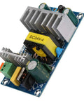 Beefy 100W Switching Power Supply Module For Industrial Use With High Efficiency And Wide AC Input 85-245V, Compact 4.2 X 2 X 1.1 Inch DC Output Converter, Rugged Industrial Grade Power Supply For Machinery And Automation, open PCB with heatsinks