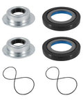 Rock Solid Front Axle Knuckle Vacuum Seals And Hub O Rings With Tube Dust Seal Kit For Ford Super Duty Heavy Haulers and Dana Super Sixty Four By Four Trucks Built To Last, showing seal components and O-rings.