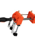 Home Table Bench Vise Clamp For Woodworking ABS And Stainless Steel Universal Clamp With Wood Pins For Bench Fixing Holding Small Pieces And Quick DIY Woodworking Tasks, orange