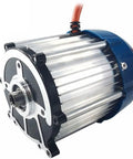 Beefy 800W To 1500W Brushless DC Tricycle Differential Motor For 48V To 60V E Trikes And Karts, 5 Hole 14 Tooth, Pure Copper Coil, DIY Bolt On Power, 3200 RPM, Durable Aluminum Shell. front view