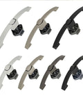 Push Button Cabinet Handle Set in assorted finishes for cupboard and drawer doors with latch fittings