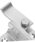 Close-up of Stainless Steel Flip Gate Latch Lock Kit For Heavy Duty Security And Easy Installation On Gates Fences And Pool Areas