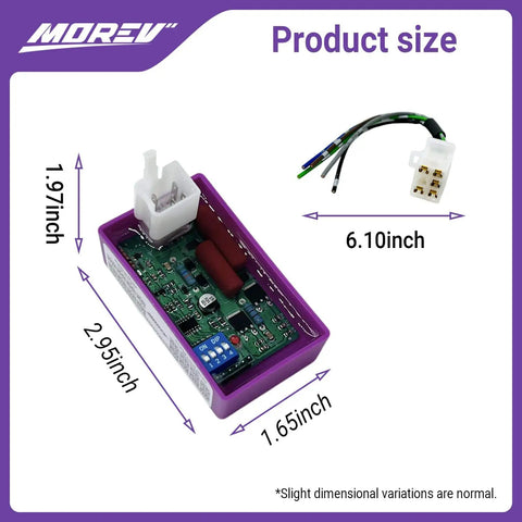 5 Pin AC CDI Ignition Module Replacement For ATV Dirt Bike Scooter Go Kart With Dip Switch Dual Compatibility connection and size
