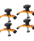 Get Locked In With These Heavy Duty Press Plate Clamps, Aluminum T Track Hold Downs Set of Four for CNC Router and Drill Press.