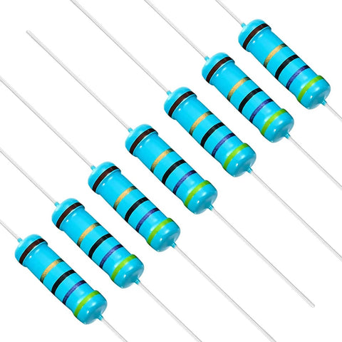 30 Pack 2W 47 Ohm Metal Film Resistors 47R Through Hole Current Limiting Tolerance 1 Percent RoHS Certified Breadboard Friendly