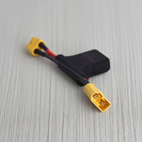 XT60 Extension Cable 2 Pack With 30A Fuse Male To Female Connector Wire Adapter on a light surface