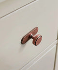 Antique Copper Cabinet Knobs With Backplates Set Of 6 Zinc Alloy Drawer Pulls With Spacer for Cabinets and Dressers