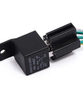 Beefy 40 Amp SPDT 5 Pin Automotive Relay 12VDC Contactor Switch Module with wiring harness, ideal for trunk pop-up, remote start.