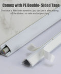 Sturdy Pvc Cord Raceway Floor Wall Wire Management Channel Waterproof Tread Resistant Slick Cable Cover For Desk Tv Monitor Phone No Sweat Straight Up Setup For Home Or Office with PE double-sided tape for easy installation.