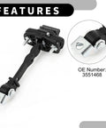 Opel Grandland X Front Left And Right No Nonsense Door Check Strap With Multi Level Opening Limiter Dampened Soft Close Mechanism