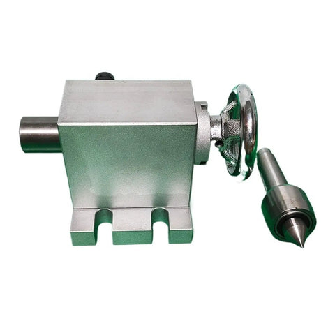 Dead Nuts Tight Mt2 Tailstock Kit With 65Mm Center Height And Quick Change 80Mm Chuck Socket, aluminum body, precision tool.