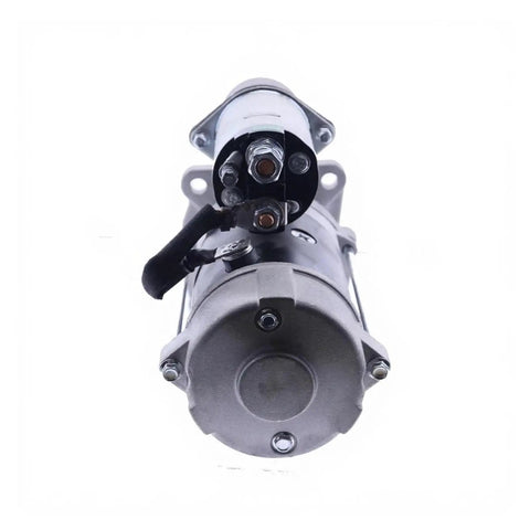Front view of Diesel Engine Starter Replacement With Plug And Play Install Preinstalled Solenoid And Mounting Bracket