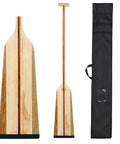 Flat Dragon Boat Paddle With T Handle 120cm Lightweight Wooden Oar For Dragon Boat Racing Pine And Acacia Wood Construction With Included Paddle Bag IDBF Approved Gear For Hardcore Paddlers