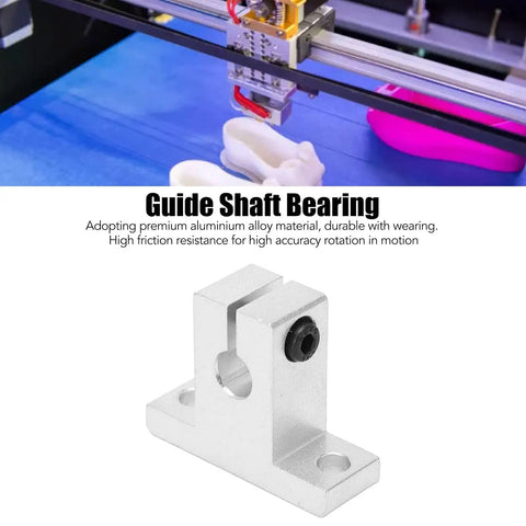 12 Piece Aluminum Alloy Linear Motion Rail Support Kit For CNC Shaft Guides And 3D Printers Low Friction Design Durable Rails Stable Mounts Built To Be A Workhorse For Precise Reliable Motion In Special Machinery, aluminum guide shaft bearing